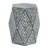Hexagon Garden Stool, Capiz Accent Side Table