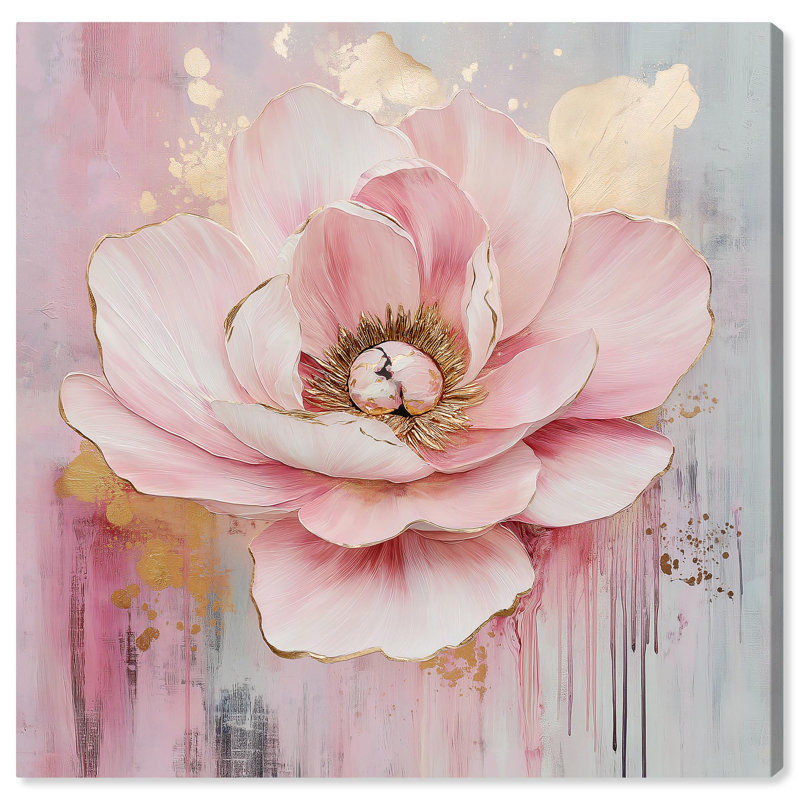 Art sur toile Nectar doré par Art Remedy, Toile tendue, H 20 po x l 20 po x P 1,5 po