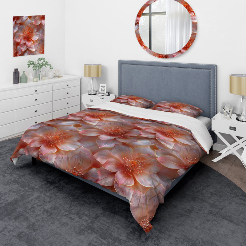 Ensemble de housse de couette Modern, Housse de couette simple + 2 taies décoratives st