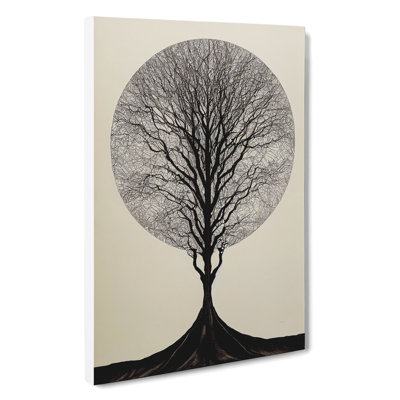 Antique Tree No.7 - Wrapped Canvas Print