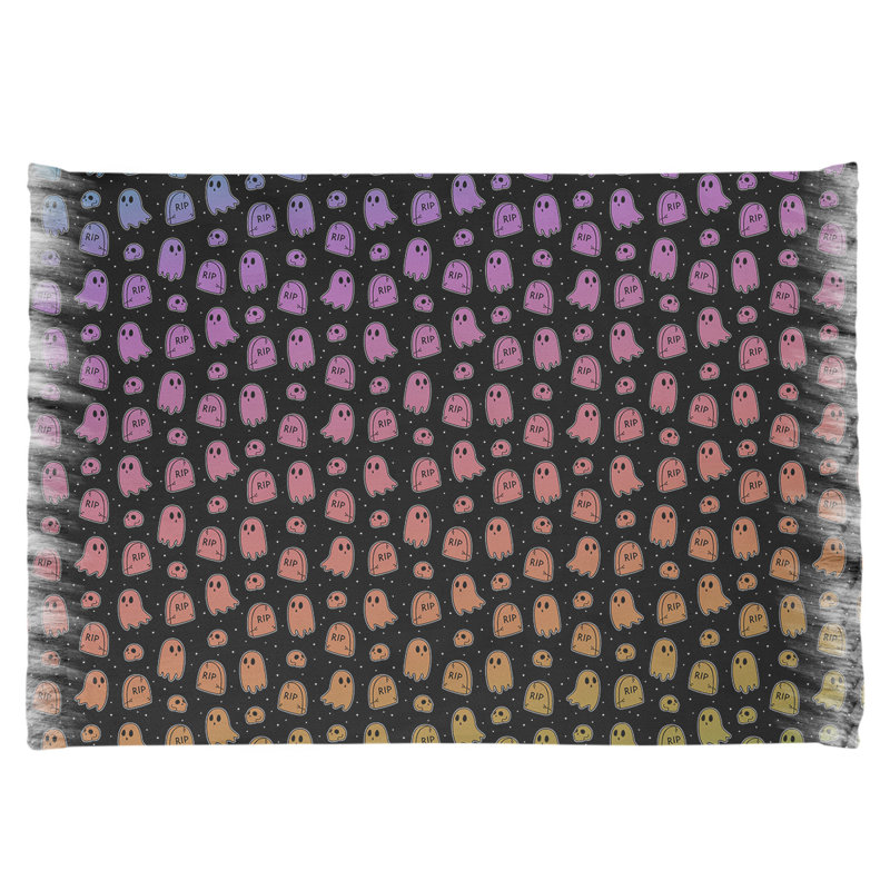 Arrière-plan noir/rose Tapis décoratif, Oui