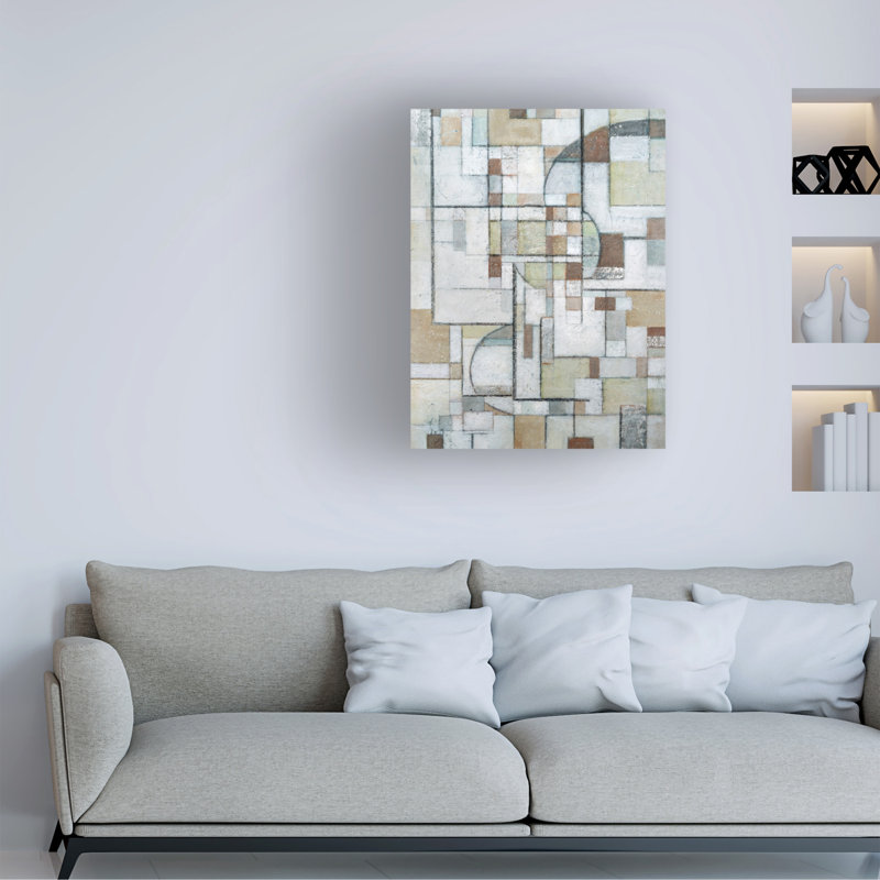 Art mural sur toile tendue - "Moonbeam I" de Beverly Crawford pour décoration de salon, de chambre à coucher ou de bureau - 24 x 32