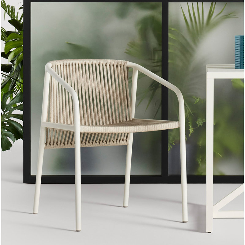 Lookout Outdoor Dining Armchair, White