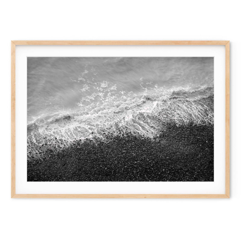 Black Beach, Natural, 29" H x 40" W