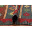 Tapis géométrique en laine Kilim