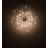 Relek 36 - Light Polished Nickel Cluster Pendant