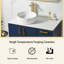 Ensemble de meuble-lavabo simple 36 po bleu