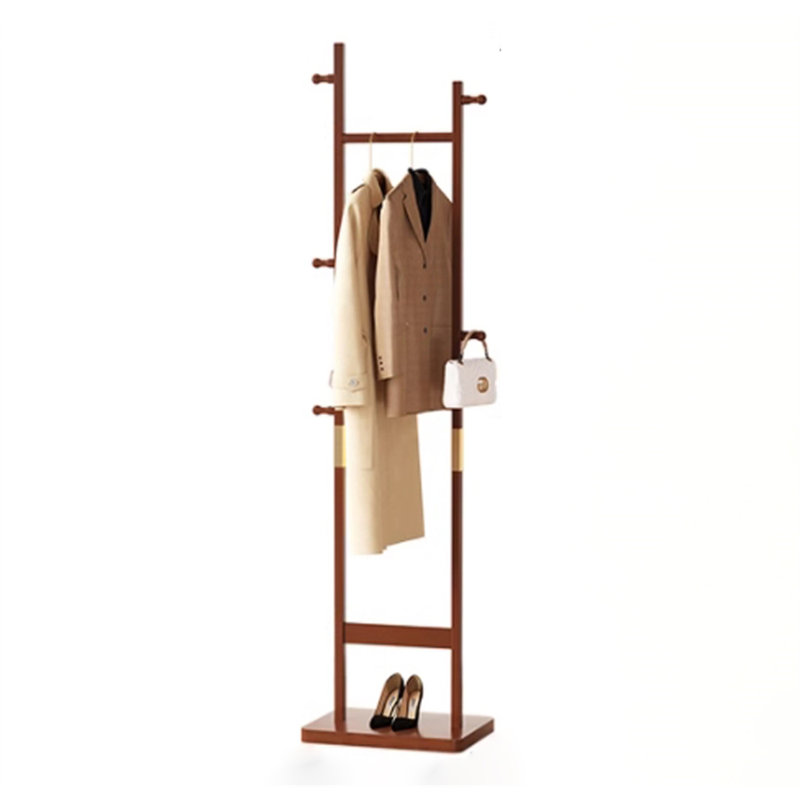 Classic Solid Wood Clothes And Hat Stand