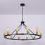 Turco 12 - Light Wagon Wheel Chandelier-1869684555