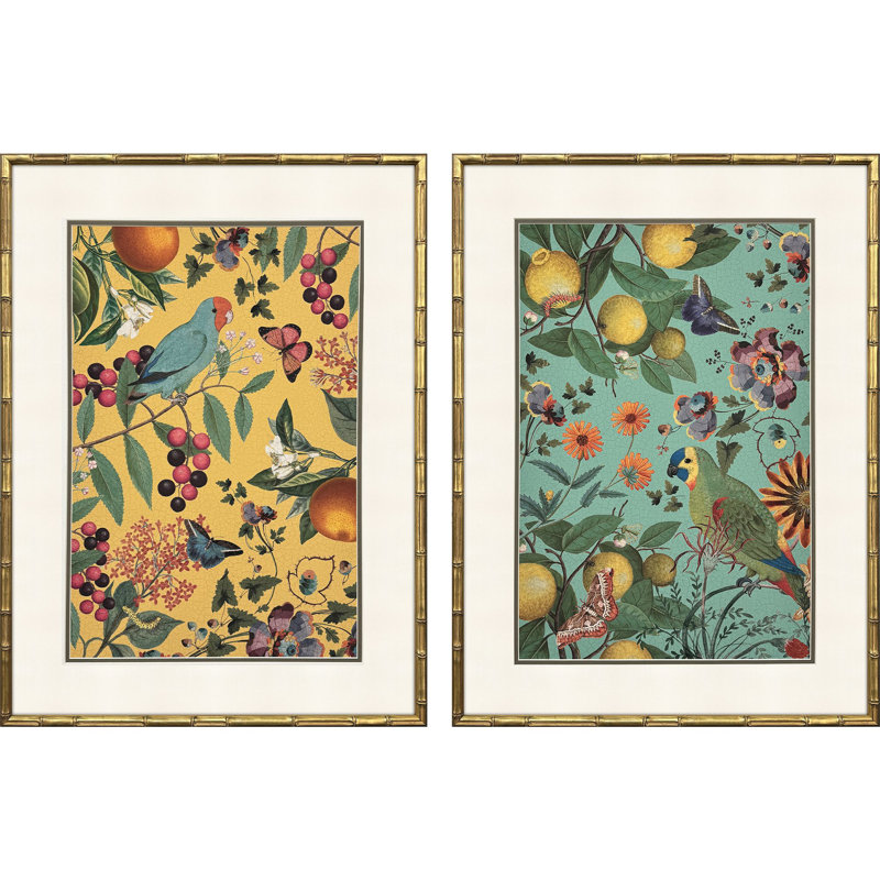 Floral Fruit Garden Framed Art