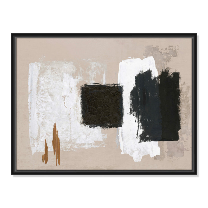 Imone - Floater Frame Canvas, 19.5" H x 25.5" W, Black