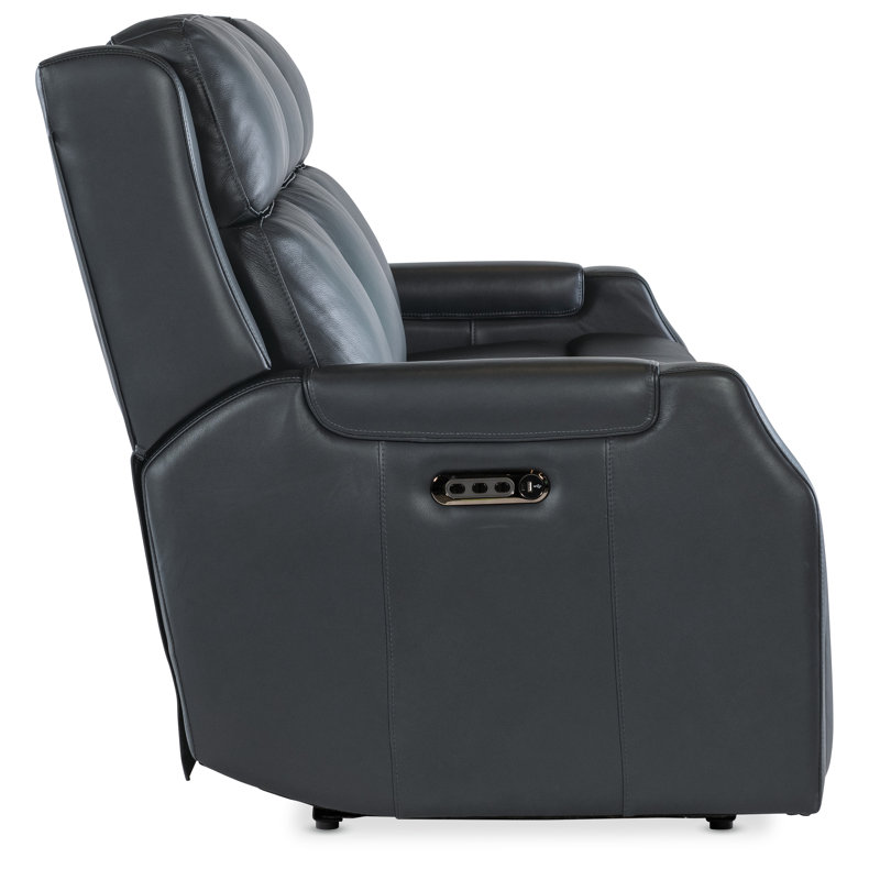 The Zero Gravity Power Sofa with Power Headrests and Lumbar, Gray