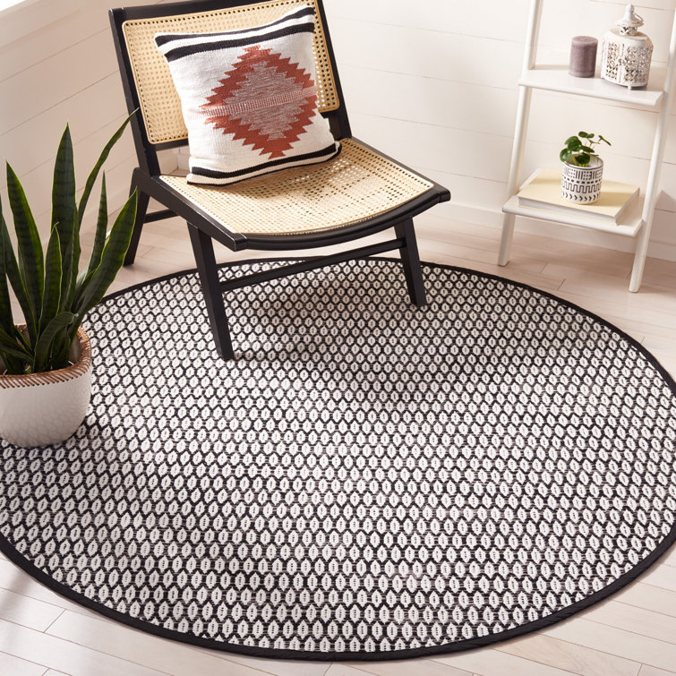 Modena Handwoven Cotton Geometric Area Rug 