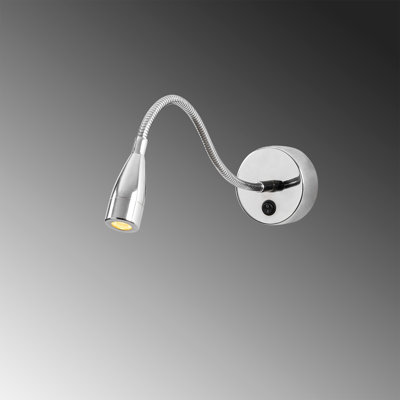 Modern Wall Lamp, Adjustable Height, 5.9 x 14.9 x 5.9 inches | Durable Metal Body, 1W Socket, IP20 Rated | Sleek Scandinavian Design for Home Decor, Glamorous Novelty Lighting | Perfect for Living Room, Bedroom, or Office Spaces