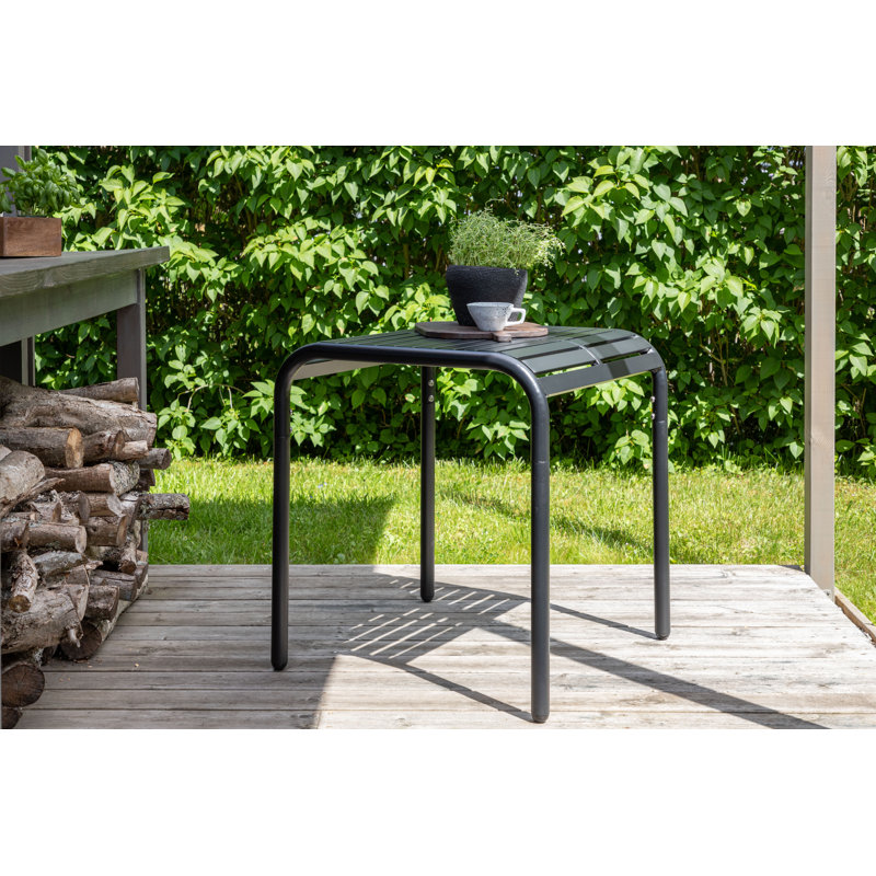 Aristoula Square Outdoor Coffee Table , 70cm cm W 70cm cm D, Black