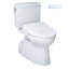 Vespin® II 1 GPF Elongated Floor Mounted Two-Piece Toilet (S7 Bidet Seat Included)