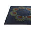 Tapis carré bleu marine Orlando