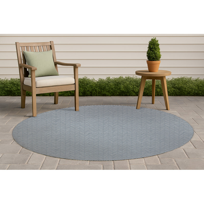 Tapis d'extérieur antidérapant Chevy Champ, Rond 5 pi