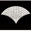 Shape 20" x 20" Ceramic Grid Mosaic Tile-2133135713