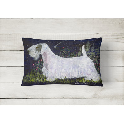 Sealyham Terrier Indoor/Outdoor Throw Pillow