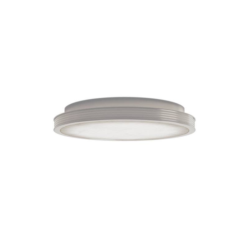 Aydan 1 - Light LED Flush Mount, 2.5" H x 15.75" W x 15.75" D, Brushed Brass, 21 W