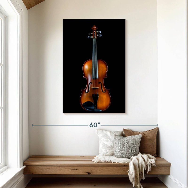 Abarca Violin Portrait, 45" H x 30" W