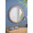 Charming Circular Beaded Wall Mirror for Various Rooms, Enhancing Décor