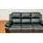 Velora Brown Semi PU & PVC Manual Reclining Living Room Sofa-1327585557