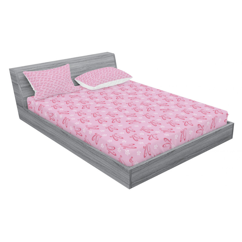 Ballet Microfiber Sheet Set, Full Sheet Set with Fitted Sheet