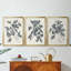 Growing Leaves I - Toile tendue avec châssis sur mesure - 3 pièces-1246070888-1246070891