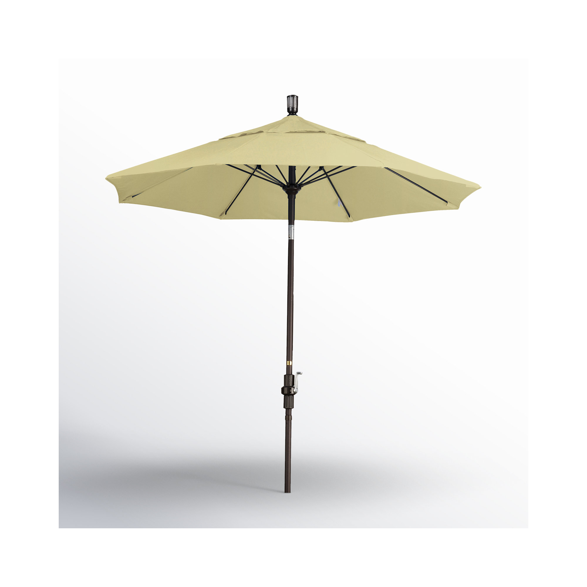 Brent 90'' Outdoor Umbrella, Black Performance