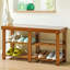Askas Solid Wood Storage Bench