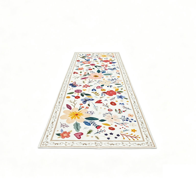 Area Rug, Beige, Faux Fur