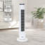 GEEPAS 29" Tower Fan with Remote Control | Portable Bladeless Oscillating Cooling 3 Speed Level 3 Mode With 7.5H Timer | Energy Efficient Air Cooler for Home Office 2 Year Warranty 50W