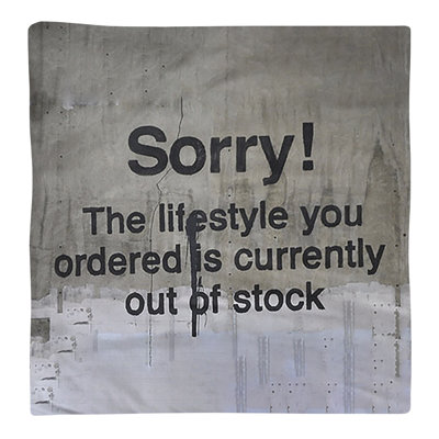 Banksy Graffiti No Pattern Square Napkin