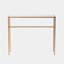 Cut Iron 38'' W Marble Console Table-752566124-752566125