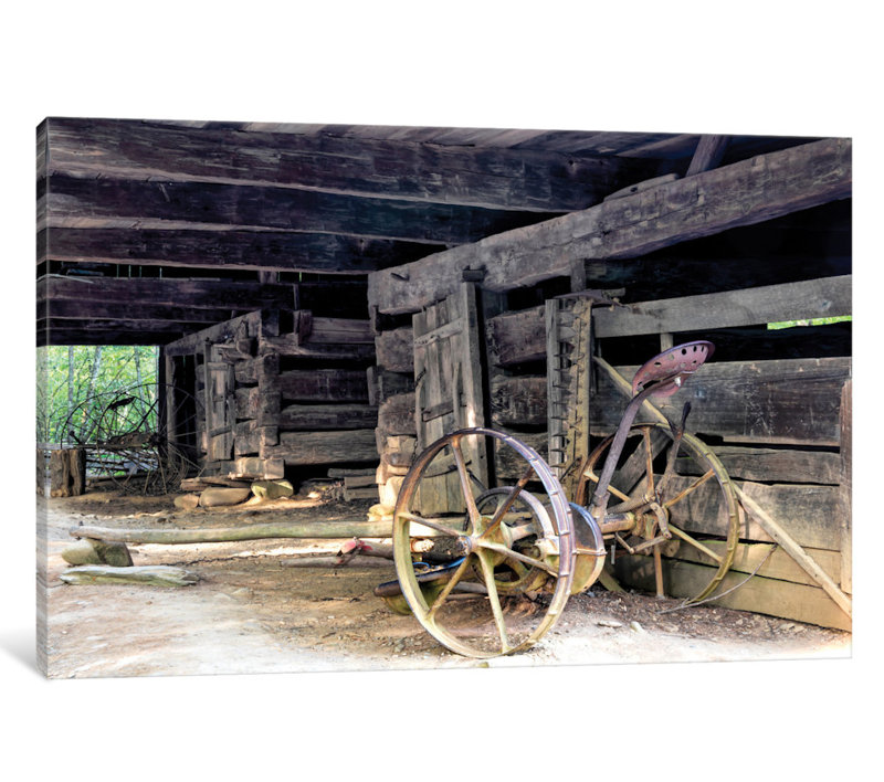 Yesteryear - Reproduction de photo sur toile tendue, Toile avec cadre noir, Pas de tapis, H 32 po x l 48 po x P 1,5 po