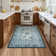 Leaves Floral Machine Washable Area Rug with Rubber Backing for Living Room Modern Non-Slip Dining Room Rug Non-Shedding Rugs for Bedroom