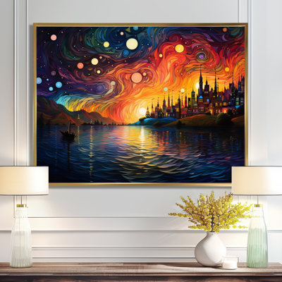 Starry Night Over The Rhone In France II - Vangogh Wall Art