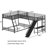 Dace Twin Iron Triple / Quad Bunk Bed by Isabelle & Max