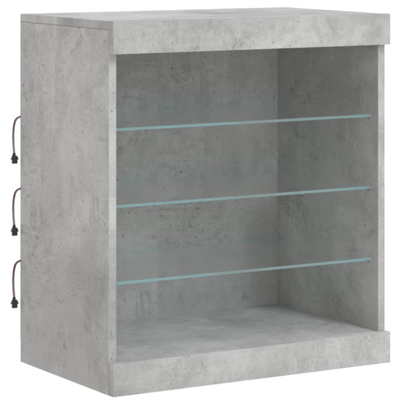 Basilina 60.5cm Sideboard, Concrete Grey
