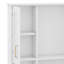 Armoire de salle de bain avec miroir, armoire à pharmacie murale avec tablettes réglables et espaces ouverts-832179734