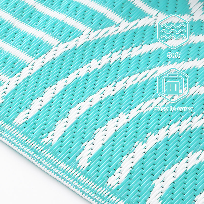 Botho Outdoor Rugs Durable PP Mat for Outdoor Use Area Rug Perfect for Patios, Gardens, and Poolside Areas, Rectangle 5' x 8'