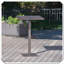 Table de bar carrée en rotin Pratique, durable, élégant, fonctionnel, compact, confortable, chic et polyvalent