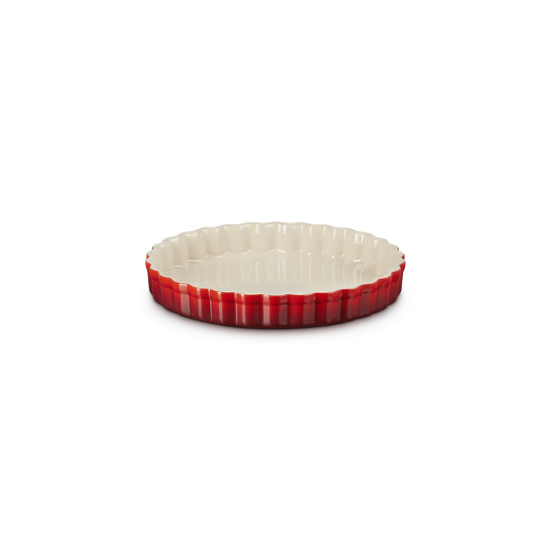 Le Creuset Stoneware Tart Dish, 9", Cerise