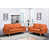 Similicuir orange
