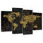 Carte du monde Aliaz Glitzy Gold-108889900