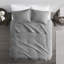 Ensemble de courtepointe 3 pièces gris double / grand-119417142-119417147