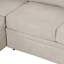 Canapé-lit de 84,75 po, canapé-lit gigogne 2 en 1 avec repose-pieds avec rangement pour le salon, le canapé de la chambre et le petit appartement, beige-2092219711