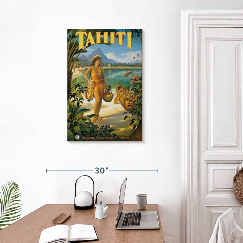 Tahiti II, 30" H x 20" W